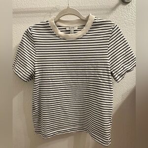 COS Monochrome Striped Top
